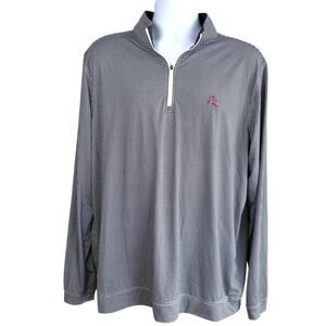 Rhoback Mens 1/4 Zip Golf Performance Jacket Houndstooth Size Extra Large